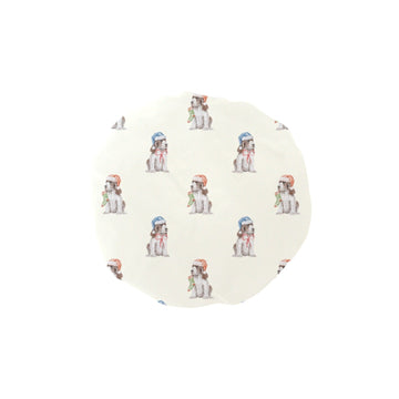 Watercolor Liver White Cocker Spaniels Christmas-Ivory3-ONE SIZE-1