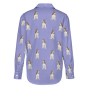 Watercolor Liver White Cocker Spaniels Women's Shirt-Apparel-Apparel, Cocker Spaniel, Dog Mom Gifts, Shirt-32