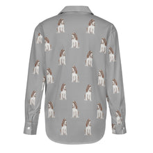 Load image into Gallery viewer, Watercolor Liver White Cocker Spaniels Women&#39;s Shirt-Apparel-Apparel, Cocker Spaniel, Dog Mom Gifts, Shirt-36