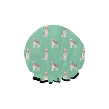 Load image into Gallery viewer, Watercolor Liver White Springer Spaniel Christmas Elastic Reusable Shower Caps-Accessories-Accessories, Christmas, Dog Mom Gifts, English Springer Spaniel-14