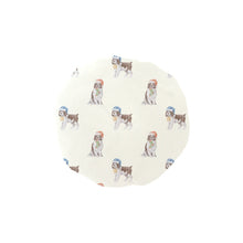 Load image into Gallery viewer, Watercolor Liver White Springer Spaniel Christmas Elastic Reusable Shower Caps-Accessories-Accessories, Christmas, Dog Mom Gifts, English Springer Spaniel-Ivory6-ONE SIZE-1