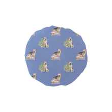 Load image into Gallery viewer, Watercolor Magic German Shepherds Christmas Elastic Reusable Shower Caps-Accessories-Accessories, Christmas, Dog Mom Gifts, German Shepherd-CornflowerBlue-ONE SIZE-9