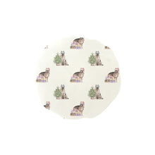 Load image into Gallery viewer, Watercolor Magic German Shepherds Christmas Elastic Reusable Shower Caps-Accessories-Accessories, Christmas, Dog Mom Gifts, German Shepherd-Ivory-ONE SIZE-1