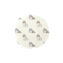 Load image into Gallery viewer, Watercolor Mahogany Shelties Collies Christmas Elastic Reusable Shower Caps-Accessories-Accessories, Christmas, Dog Mom Gifts, Rough Collie, Shetland Sheepdog-Ivory White-ONE SIZE-1