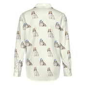Watercolor Mahogany Shelties Collies Christmas Women's Shirt-Apparel-Apparel, Dog Mom Gifts, Rough Collie, Shetland Sheepdog, Shirt, Whippet-4