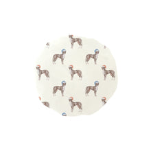 Load image into Gallery viewer, Watercolor Merle Great Dane Christmas Elastic Reusable Shower Caps-Accessories-Ivory2-ONE SIZE-1