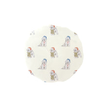 Load image into Gallery viewer, Watercolor Merriment Bichon Frises Christmas Reusable Shower Caps-Accessories-Accessories, Bichon Frise, Christmas, Dog Mom Gifts-Ivory White-ONE SIZE-8