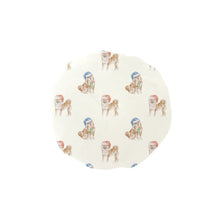 Load image into Gallery viewer, Watercolor Merriment Shiba Inus Christmas Elastic Reusable Shower Caps-Accessories-Accessories, Christmas, Dog Mom Gifts, Shiba Inu-Ivory3-ONE SIZE-1