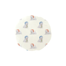 Load image into Gallery viewer, Watercolor Merriment Westies Christmas Elastic Reusable Shower Caps-Accessories-Accessories, Christmas, Dog Mom Gifts, West Highland Terrier-Ivory-ONE SIZE-1