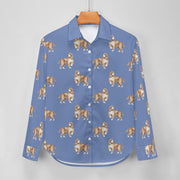 Watercolor Orange White Cocker Spaniels Women's Shirt-Apparel-Apparel, Cocker Spaniel, Dog Mom Gifts, Shirt-25