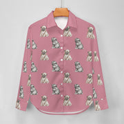 Watercolor Precious Pug Puppies Women's Shirt - 9 Colors-Apparel-Apparel, Dog Mom Gifts, Pug, Shirt-19