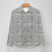 Watercolor Precious Pug Puppies Women's Shirt - 9 Colors-Apparel-Apparel, Dog Mom Gifts, Pug, Shirt-34