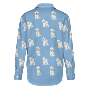 Watercolor Radiance Bichon Frise Women's Shirt - 9 Colors-Apparel-Apparel, Bichon Frise, Dog Mom Gifts, Shirt-25