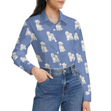 Load image into Gallery viewer, Watercolor Radiance Bichon Frise Women&#39;s Shirt - 9 Colors-Apparel-Apparel, Bichon Frise, Dog Mom Gifts, Shirt-43