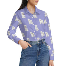 Load image into Gallery viewer, Watercolor Radiance Bichon Frise Women&#39;s Shirt - 9 Colors-Apparel-Apparel, Bichon Frise, Dog Mom Gifts, Shirt-45