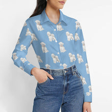 Load image into Gallery viewer, Watercolor Radiance Bichon Frise Women&#39;s Shirt - 9 Colors-Apparel-Apparel, Bichon Frise, Dog Mom Gifts, Shirt-6