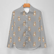 Load image into Gallery viewer, Watercolor Red Cocker Spaniels Women&#39;s Shirt-Apparel-Apparel, Cocker Spaniel, Dog Mom Gifts, Shirt-34