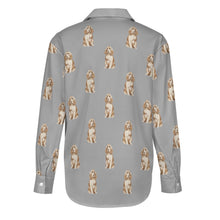 Load image into Gallery viewer, Watercolor Red Cocker Spaniels Women&#39;s Shirt-Apparel-Apparel, Cocker Spaniel, Dog Mom Gifts, Shirt-36