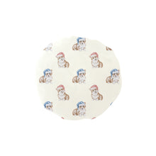 Load image into Gallery viewer, Watercolor Red Corgis Christmas Reusable Shower Caps-Accessories-Accessories, Christmas, Corgi, Dog Mom Gifts-Ivory White-ONE SIZE-8