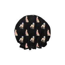 Load image into Gallery viewer, Watercolor Red Speckle Blue Heelers Christmas Reusable Shower Caps-Accessories-Accessories, Blue Heeler, Christmas, Dog Mom Gifts-7