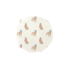 Load image into Gallery viewer, Watercolor Red Speckle Blue Heelers Christmas Reusable Shower Caps-Accessories-Accessories, Blue Heeler, Christmas, Dog Mom Gifts-Ivory White-ONE SIZE-8