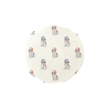 Load image into Gallery viewer, Watercolor Red White Springer Spaniel Christmas Elastic Reusable Shower Caps-Accessories-Accessories, Christmas, Dog Mom Gifts, English Springer Spaniel-Ivory-ONE SIZE-1