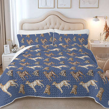 Watercolor Reverie Labradors Quilted Bedding Set 7 360x