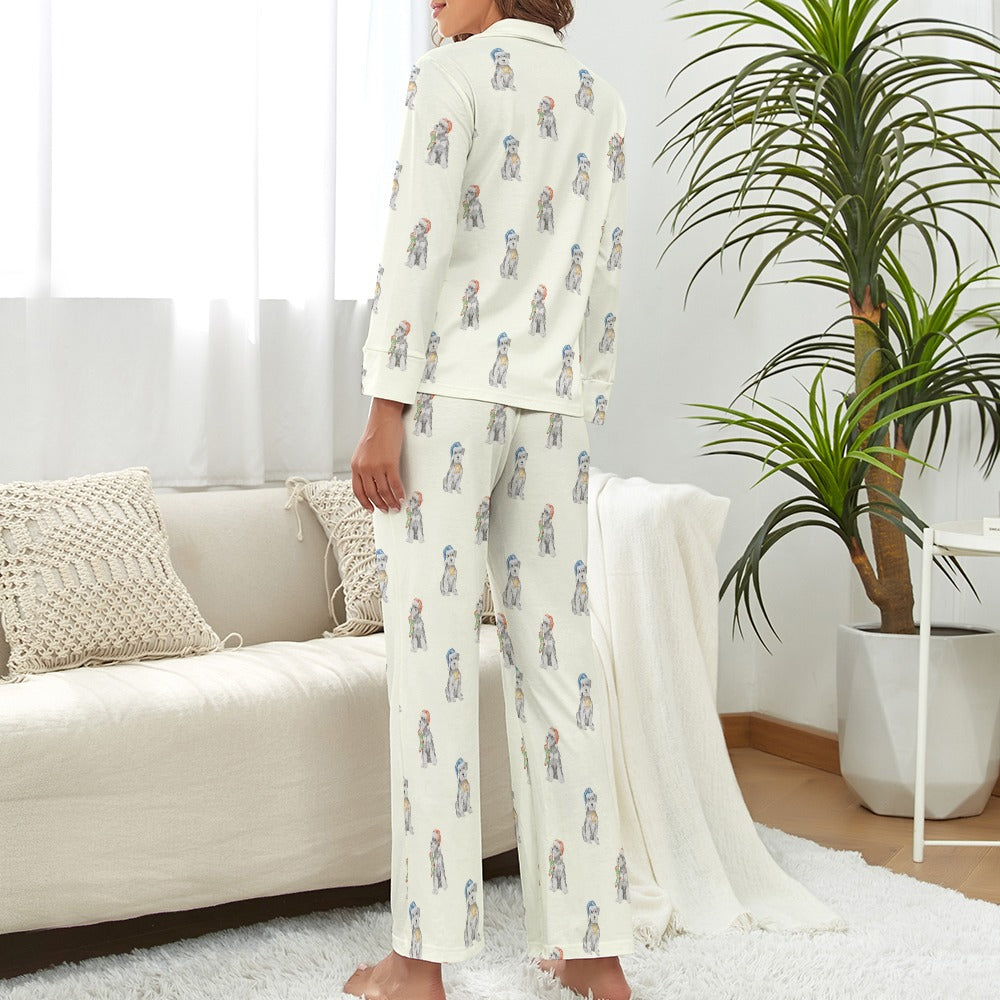 Women's schnauzer pajamas sale