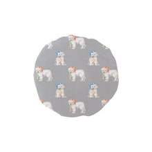 Load image into Gallery viewer, Watercolor Samoyed Puppies Christmas Reusable Shower Caps-Accessories, Christmas, Dog Mom Gifts, Samoyed-Parisian Gray-ONE SIZE-26