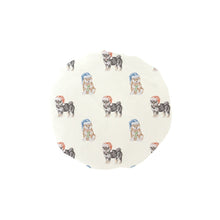 Load image into Gallery viewer, Watercolor Shiba Inu Puppies Christmas Elastic Reusable Shower Caps-Accessories-Accessories, Christmas, Dog Mom Gifts, Shiba Inu-Ivory4-ONE SIZE-1