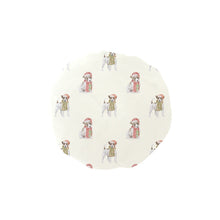 Load image into Gallery viewer, Watercolor Smooth Coat Jack Russell Terriers Elastic Reusable Shower Caps-Accessories-Accessories, Christmas, Dog Mom Gifts, Jack Russell Terrier-Ivory-ONE SIZE-1
