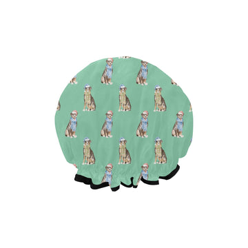 Watercolor Swiss Mountain Dog Christmas Elastic Reusable Shower Caps-Accessories-Accessories, Christmas, Dog Mom Gifts, Swiss Mountain Dog-14