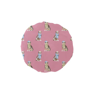 Watercolor Swiss Mountain Dog Christmas Elastic Reusable Shower Caps-Accessories-Accessories, Christmas, Dog Mom Gifts, Swiss Mountain Dog-PaleVioletRed-ONE SIZE-5