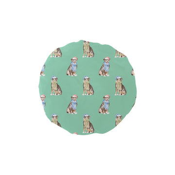 Watercolor Swiss Mountain Dog Christmas Elastic Reusable Shower Caps-Accessories-Accessories, Christmas, Dog Mom Gifts, Swiss Mountain Dog-MediumAquaMarine-ONE SIZE-13