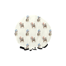 Load image into Gallery viewer, Watercolor Swiss Mountain Dog Puppies Christmas Elastic Reusable Shower Caps-Accessories-Accessories, Christmas, Dog Mom Gifts, Swiss Mountain Dog-3