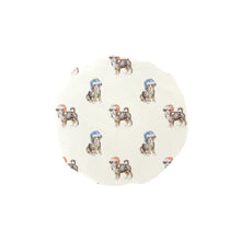 Load image into Gallery viewer, Watercolor Swiss Mountain Dog Puppies Christmas Elastic Reusable Shower Caps-Accessories-Accessories, Christmas, Dog Mom Gifts, Swiss Mountain Dog-Ivory-ONE SIZE-1