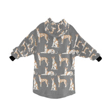 Load image into Gallery viewer, Watercolor Symphony Ibizan Hound Blanket Hoodie-Blanket-Apparel, Blanket Hoodie, Blankets, Dog Mom Gifts, Ibizan Hound-27