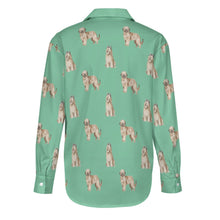 Load image into Gallery viewer, Watercolor Tawny Fawn Briards Women&#39;s Shirt - 9 Colors-Apparel-Apparel, Briard, Dog Mom Gifts, Shirt-30