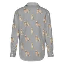 Load image into Gallery viewer, Watercolor Tawny Fawn Briards Women&#39;s Shirt - 9 Colors-Apparel-Apparel, Briard, Dog Mom Gifts, Shirt-36