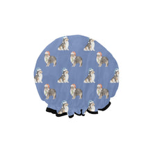 Load image into Gallery viewer, Watercolor Tri Color Shelties Collies Christmas Elastic Reusable Shower Caps-Accessories-Accessories, Christmas, Dog Mom Gifts, Rough Collie, Shetland Sheepdog-10