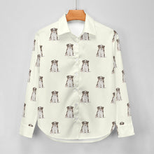 Load image into Gallery viewer, Watercolor Tricolor Border Collie Puppies Women's Shirt - 9 Colors-Apparel-Apparel, Border Collie, Dog Mom Gifts, Shirt-13