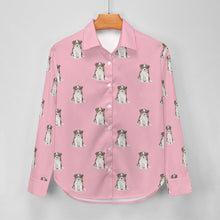 Load image into Gallery viewer, Watercolor Tricolor Border Collie Puppies Women's Shirt - 9 Colors-Apparel-Apparel, Border Collie, Dog Mom Gifts, Shirt-15