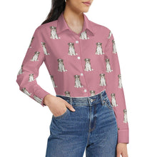 Load image into Gallery viewer, Watercolor Tricolor Border Collie Puppies Women's Shirt - 9 Colors-Apparel-Apparel, Border Collie, Dog Mom Gifts, Shirt-41
