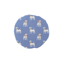 Load image into Gallery viewer, Watercolor Tricolor Russell Terriers Christmas Elastic Reusable Shower Caps-Accessories-Accessories, Christmas, Dog Mom Gifts, Jack Russell Terrier-CornflowerBlue-ONE SIZE-9