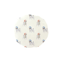 Load image into Gallery viewer, Watercolor Tricolor Russell Terriers Christmas Elastic Reusable Shower Caps-Accessories-Accessories, Christmas, Dog Mom Gifts, Jack Russell Terrier-Ivory1-ONE SIZE-1