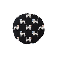 Load image into Gallery viewer, Watercolor White Black Russell Terriers Christmas Elastic Reusable Shower Caps-Accessories-Accessories, Christmas, Dog Mom Gifts, Jack Russell Terrier-Black-ONE SIZE-17