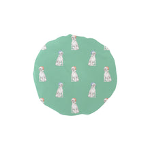 Load image into Gallery viewer, Watercolor White Boxer Dogs Christmas Reusable Shower Caps-Accessories-Accessories, Boxer, Christmas, Dog Mom Gifts-Mint Green-ONE SIZE-14