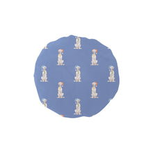 Load image into Gallery viewer, Watercolor White Great Dane Christmas Elastic Reusable Shower Caps-Accessories-Accessories, Christmas, Dog Mom Gifts, Great Dane-CornflowerBlue-ONE SIZE-9