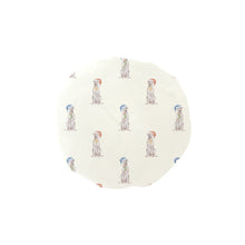 Load image into Gallery viewer, Watercolor White Great Dane Christmas Elastic Reusable Shower Caps-Accessories-Accessories, Christmas, Dog Mom Gifts, Great Dane-Ivory5-ONE SIZE-1