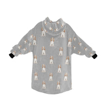 Load image into Gallery viewer, Watercolor White Orange Cocker Spaniels Blanket Hoodie-Blanket-Apparel, Blanket Hoodie, Blankets, Cocker Spaniel, Dog Mom Gifts-35